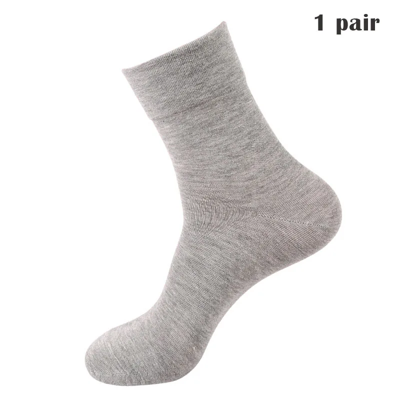 Diabetic Ankle Health Circulatory Cotton Socks Loose Fit Top for Men One Size LL@17