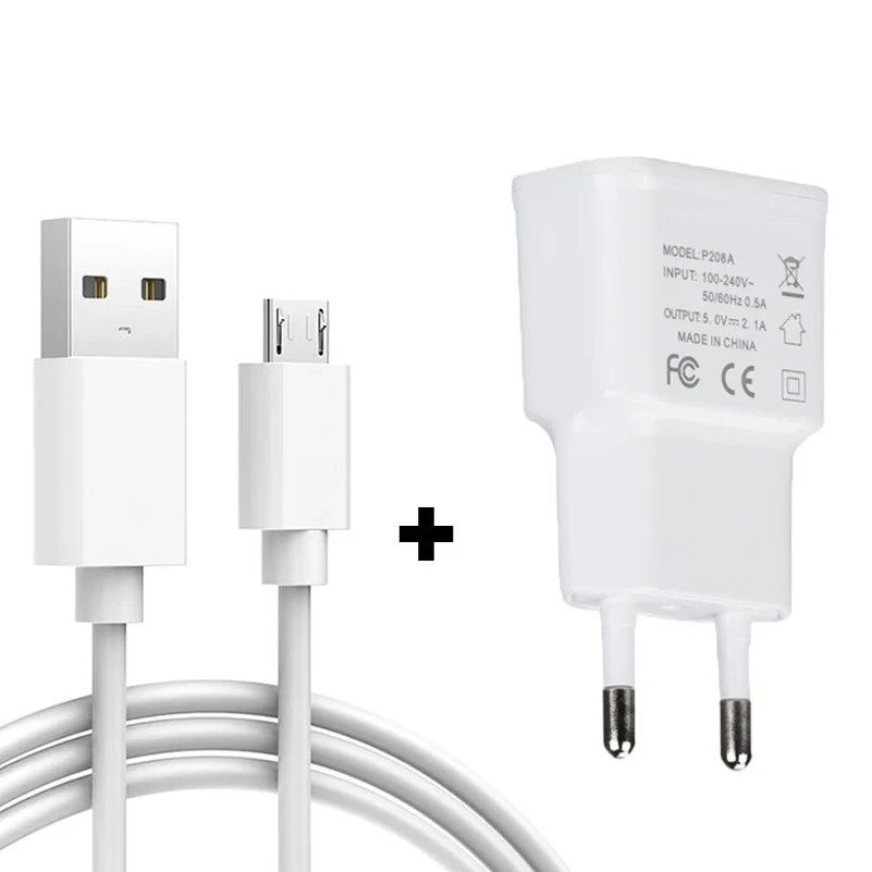 Micro USB Wall Charger Adapter For Assistant AS-501 AS-5434 Club AS-5411 AS-5412 Max Rim AS-5435 Shine 1M Micro USB Cable