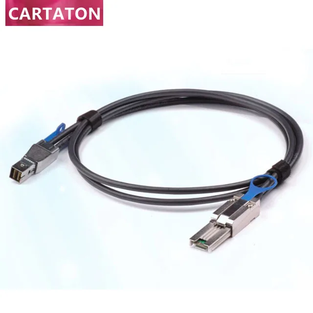 External Mini SAS 4X SFF-8088 to Mini SAS High Density HD SFF-8644 Data Server Raid Cable 50cm