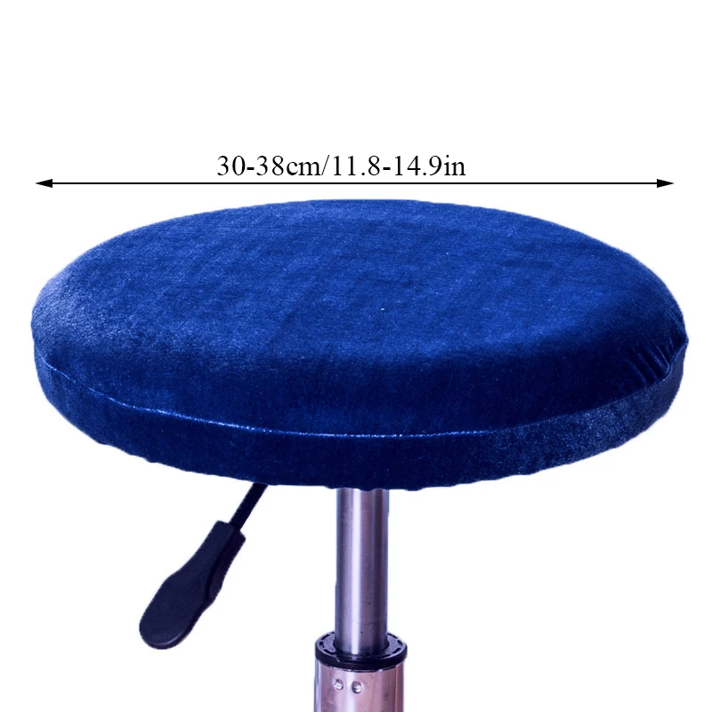 High quality Soft Velvet Chair Cover Bar Stool Covers Elastic seat Cover Chair Protector Solid Color Home Chairs Slipcover