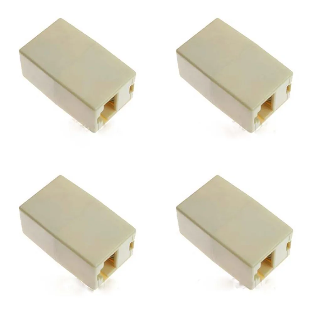 5Pcs Rj-45 Socket Rj45 Splitter Connector Cat5 Cat6 Lan Ethernet Splitter Adapter Netwerk Modulaire Stekker Voor Pc Lan Kabel joiner