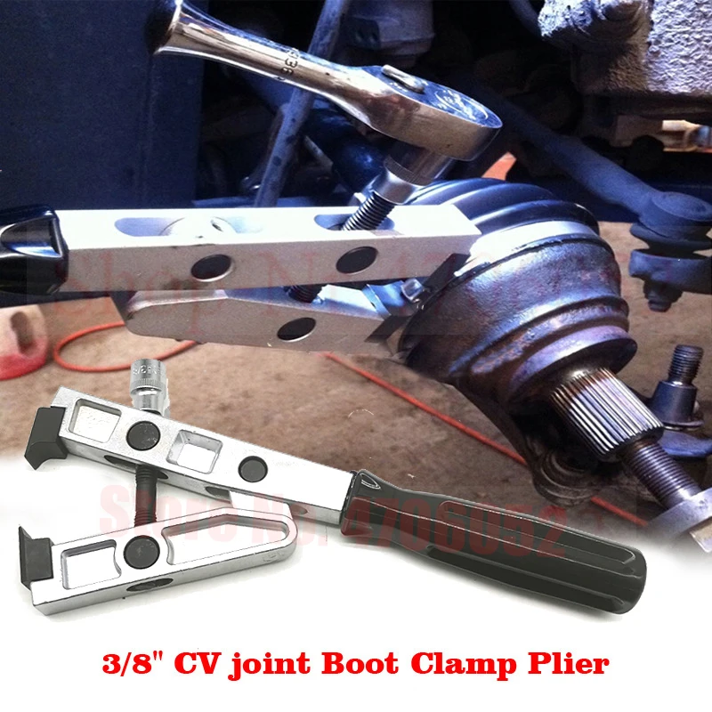 

3/8" CV joint Boot Clamp Plier Steering Bearing Dust Cover Bundle Spring Circlip s for Car Auto Repair Tool Kit Set