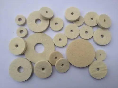 Wool Felt Wool Loop Clip Thread Cotton for Winding Machine Tensioner Inner Diameter x Outer Diameter x Thickness