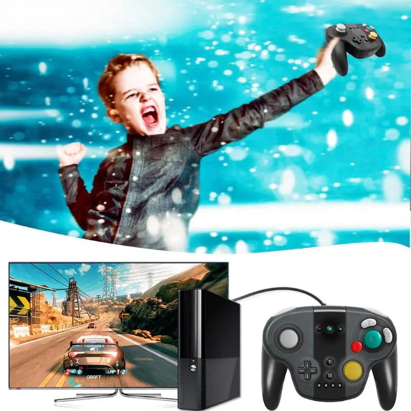 Para ns pro controlador sem fio bluetooth para console de interruptor com função nfc joystick remoto para pc gamepad