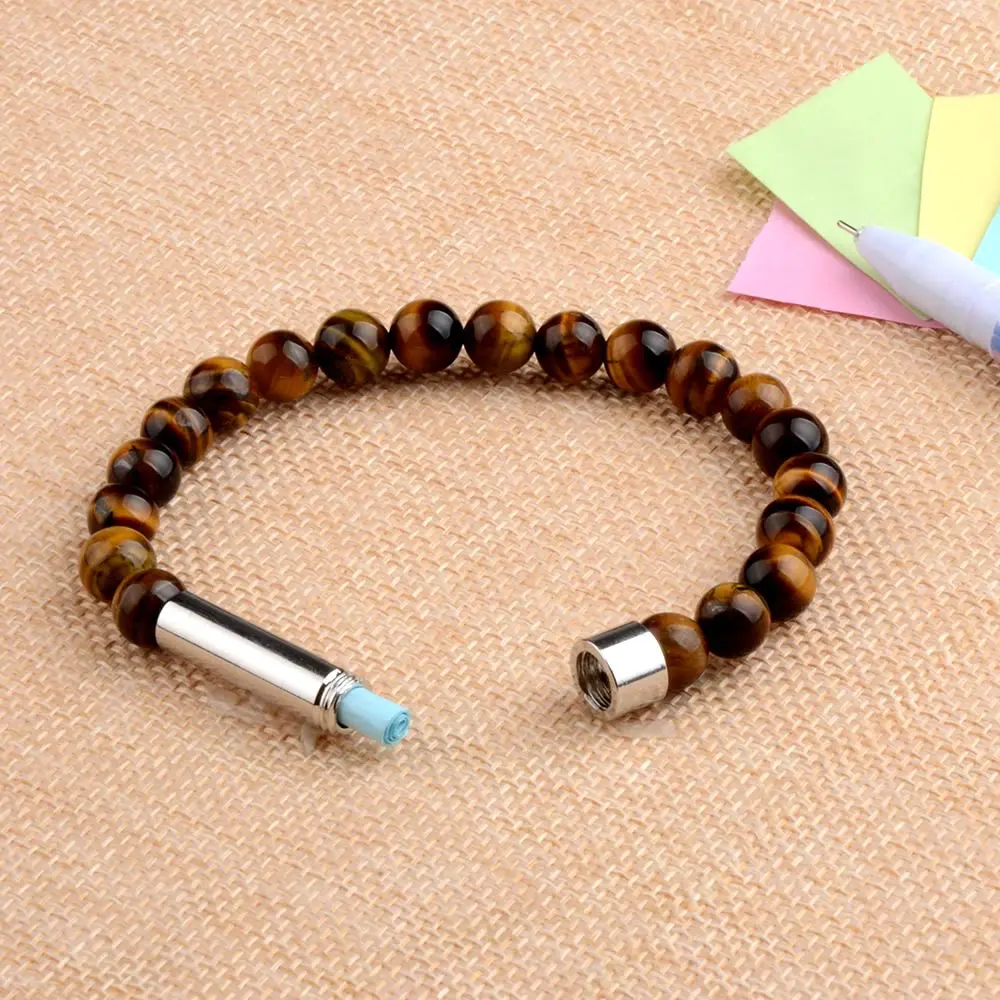 Natural Stone Couples Bracelet Secret Message Tube Notes Can Be Placed Friendship Bracelets For Women Men Charming Jewelry