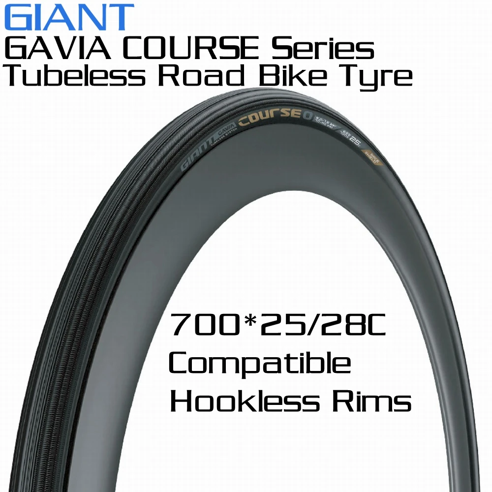 รีวิวยางจักรยาน Giant GAVIA COURSE 0 1 Tubeless Tyre Tire 700 0 สำหรับจักรยานเสือทางเรียบ