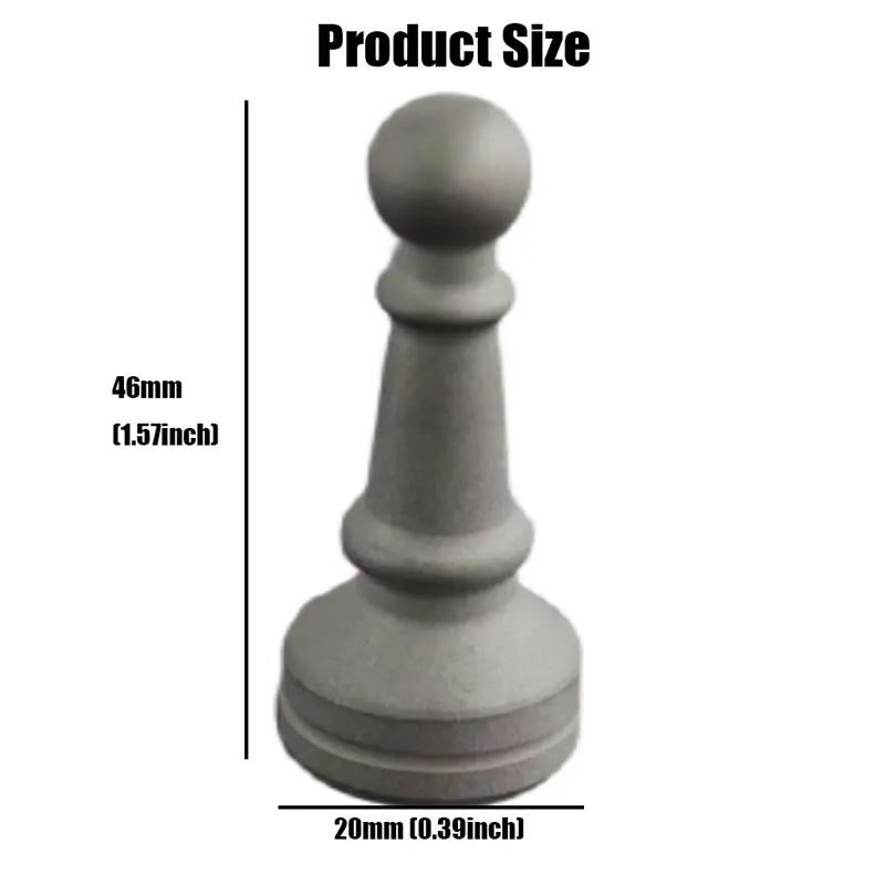 سبائك التيتانيوم الشطرنج الدولي تململ لعبة EDC ننسى القلق حجر الكبار مكافحة الإجهاد لعبة اليد سبينر EDC أداة