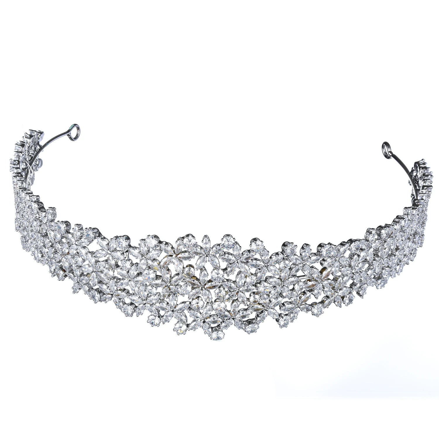 YCDZSWWL Luxury Bride Headbands Jewelry Wedding Hair Accessories Diadem Headpieces for Birthday/Banquet/Dancing