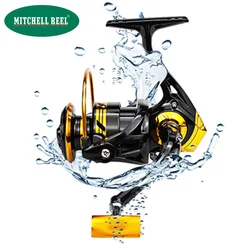MITCHELL REEL 2021 Exquisite Fishing reel Full Metal Black Gold Fishing Accessories Durable Carp piscifun  pesca