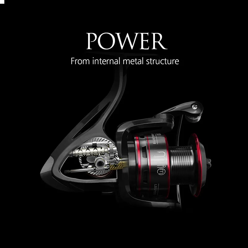 

Fishing Reel All Metal Spool Spinning Reel 8KG Max Drag Stainless Steel Handle Line Spool Saltwater Fishing Accessories