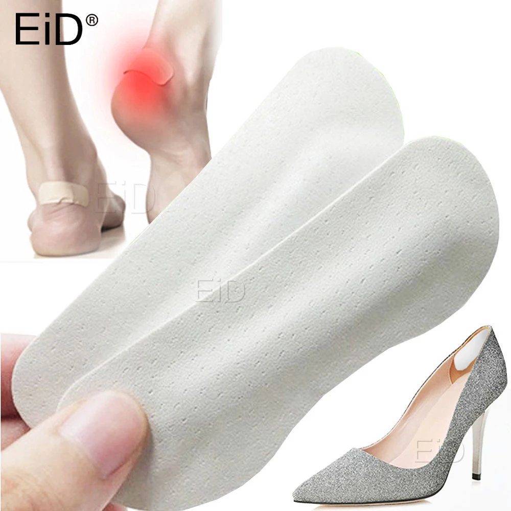 EiD 3 Pairs Heel Insoles Pain Relief Cushion Anti-wear Adhesive Feet Care Pads Heel Sticker Heel Liner Grips Crash Insole Patch