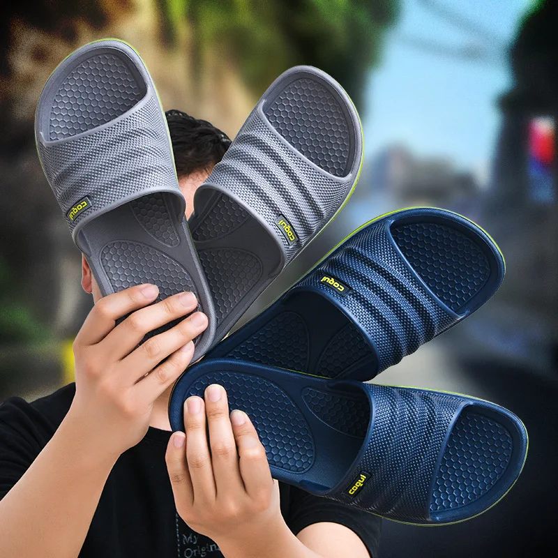 Men\'s Slippers EVA Non-slip Bathroom Slippers Soft comfortable Home Summer Unisex Slippers Indoor House slippers for Man