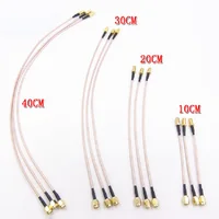 Cable de conexión SMA macho a SMA hembra Cable de extensión de antena Cable coaxial RG316 RG174,10cm 15cm 20cm 25cm 30cm 40cm
