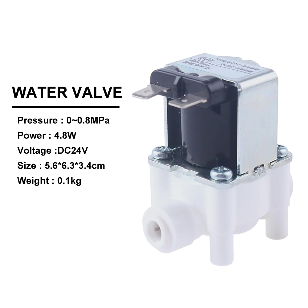 Válvula Solenoide eléctrica NC, interruptor magnético de flujo de entrada de aire y agua, DC 12V, 1/4 \