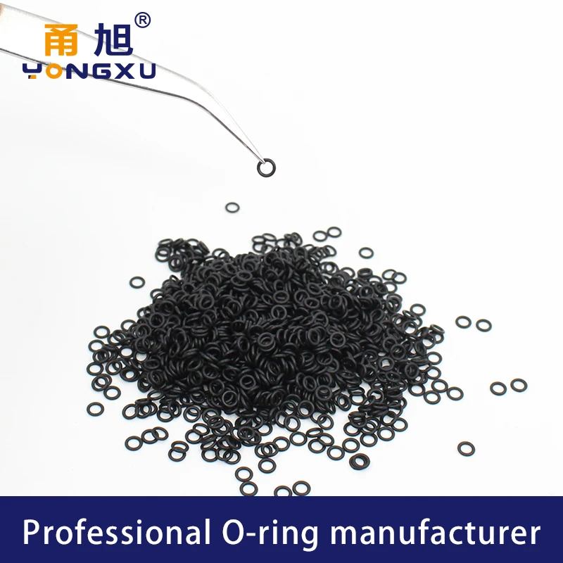 Nitrile Rubber 10PCS/lot Black NBR CS0.7mm thickness OD2/3/3.2/3.7*0.7mm O Ring Gasket waterproof Nitrile Rubber watch oring.-.