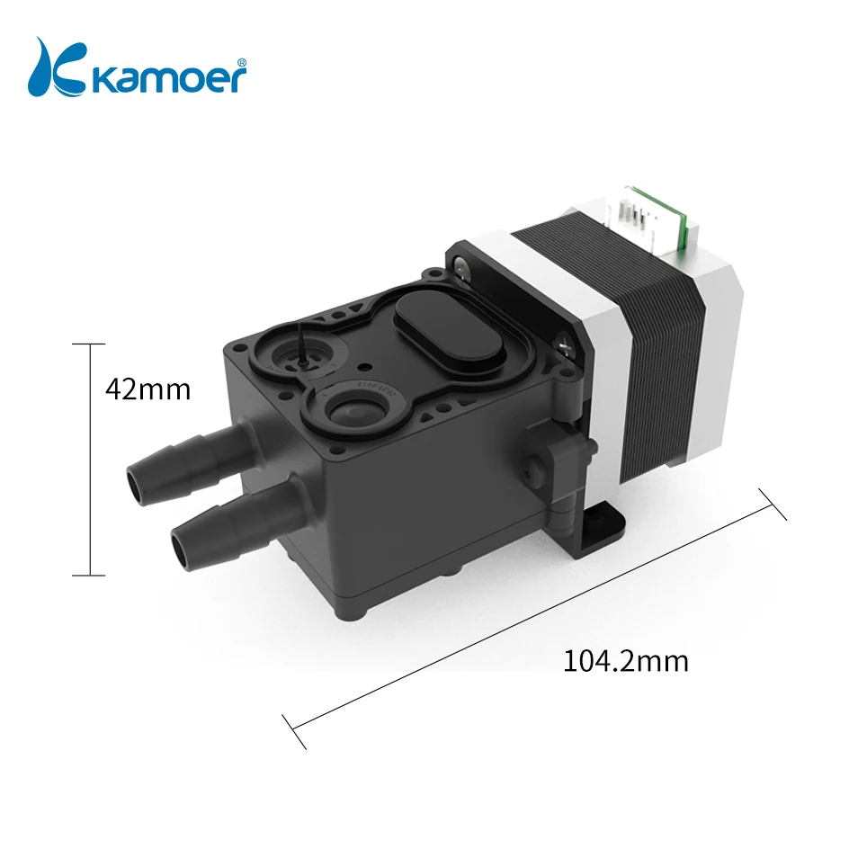 Kamoer 600ml/min KDLP600 Diaphragm Liquid Pump 24V Stepper motor Liquid Pressure 0.3Mpa for Inkjet Printer Self-priming Pump