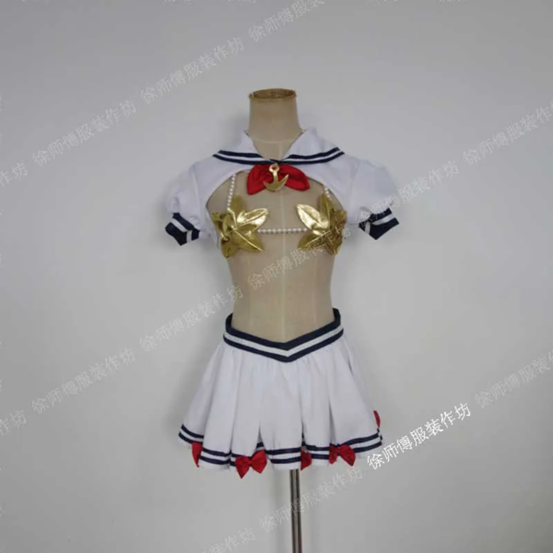 

COSLEE [Customized] Anime Super Sonico Cosplay Costume Pisces Ver Uniform Dress Halloween Outfit For Women Girls New Custom Made