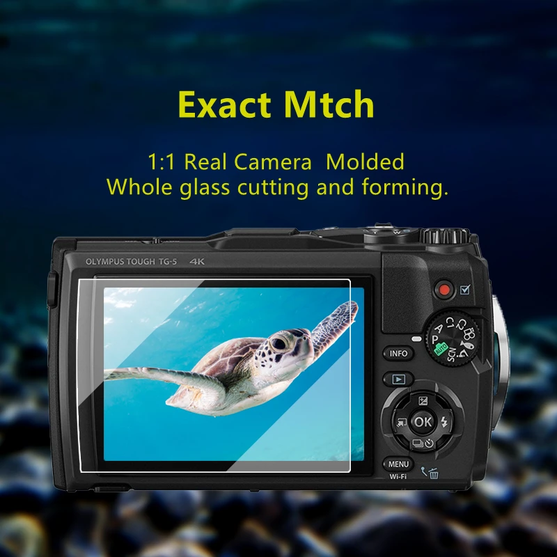 Copertura della protezione in vetro temperato per Olympus resistente TG3 -3 TG-4 TG4 TG5 TG-5 TG6 schermo LCD della fotocamera protezione della pellicola protettiva