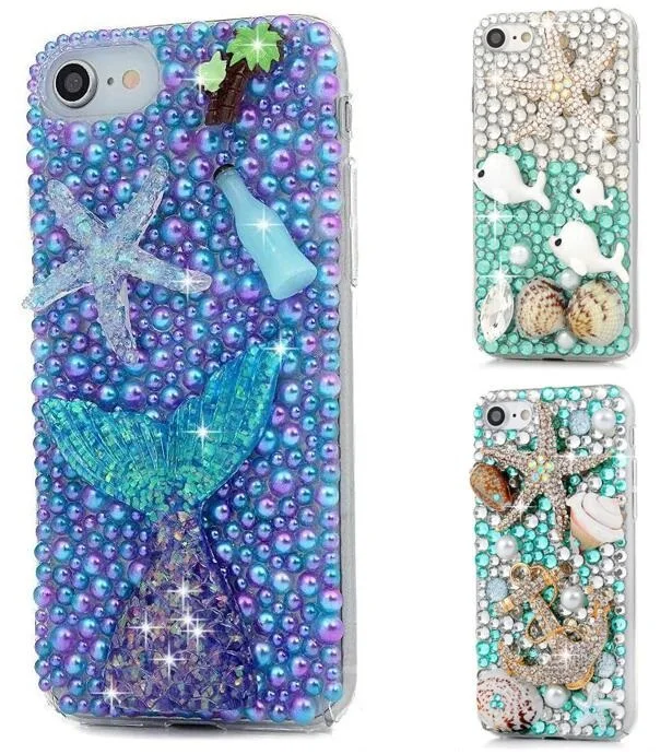 Diamond Rhinestone Case For iPhone 16 Pro Max 15 Plus 14 13 12 11 Samsung Galaxy S24 S23 S22 Ultra S21 FE Cover Phone Shell Bag