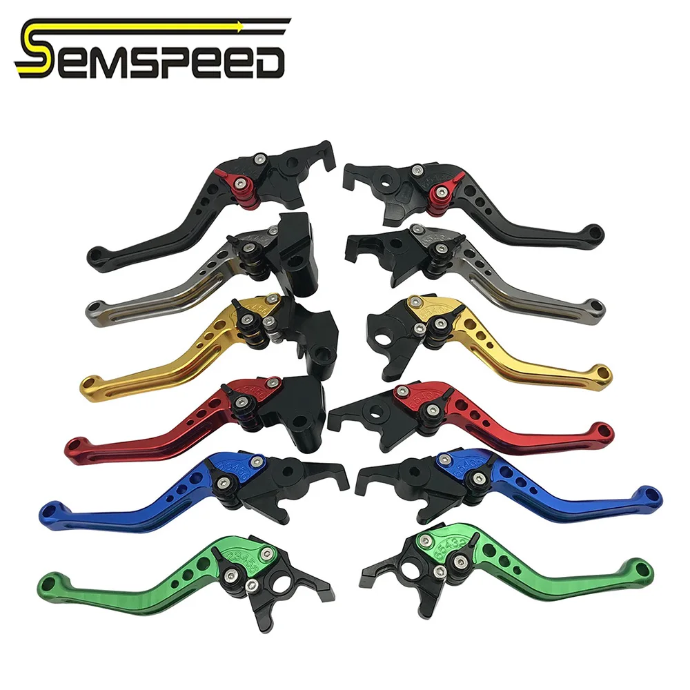 SEMSPEED MSX LOGO Adjustable Short Brake Clutch Levers For HONDA MSX 125 GROM 125SF 2016-2020 2019 2018 Motorcycle Accessories