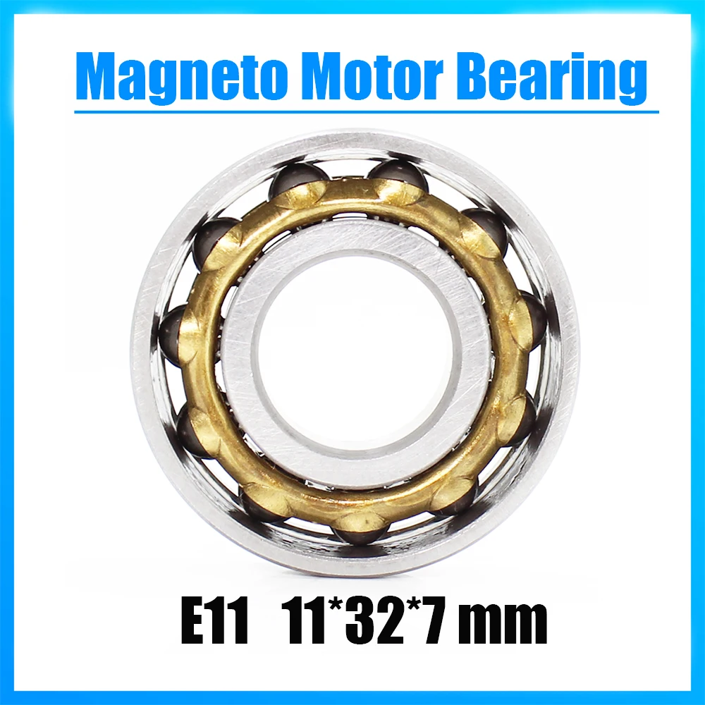 E11 Magneto Bearing 11*32*7 mm ( 1 PC ) Angular Contact Separate Permanent Motor Ball Bearings EN11 FB11