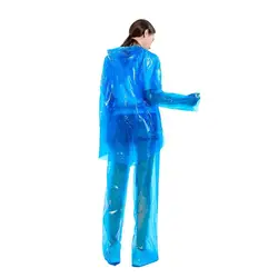 Disposable Raincoat Set Dustproof Waterproof Raincoat Suit for Men Women Hiking Fishing Anti-fog