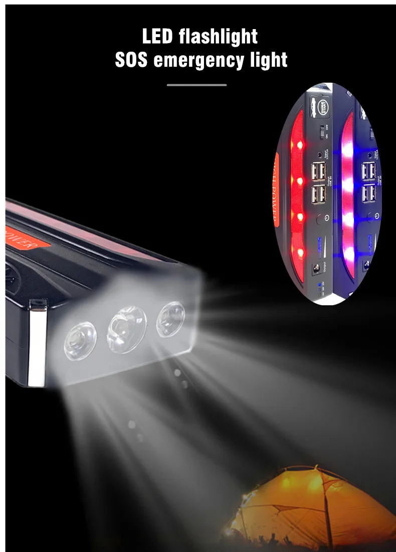 OBDIICAT ใหม่รถ Jump Starter High แบตสำรองรถที่ชาร์จแบตเตอรี่3.5L/6L รถฉุกเฉิน Booster ราคาเริ่มต้นที่อุปกรณ์