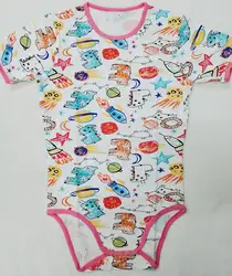 Rode raketprint bodysuit/volwassen onesie/volwassen baby romper/abdl kleding