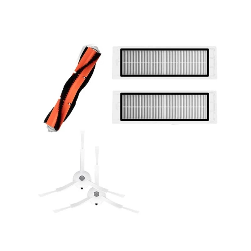 Zijborstels HEPA-filter Hoofdborstel voor Xiaomi Mi Robotstofzuiger V1 SDJQR01R Smart Brush Onderdelen Accessoires