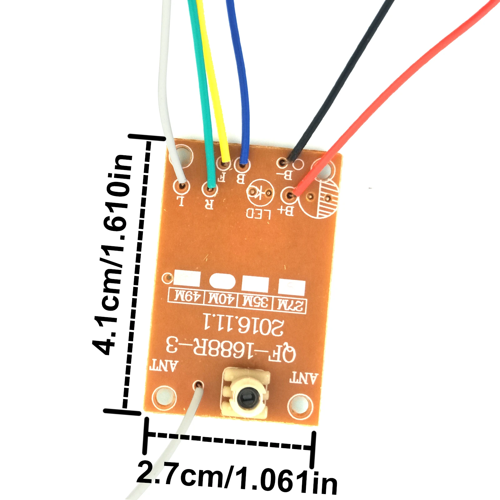 PCB Transmissor e Placa Receptora com Antena, Sistema de Rádio para DIY, Controle Remoto RC, Brinquedos para Hobby Car, Circuito 27MHz, 4CH