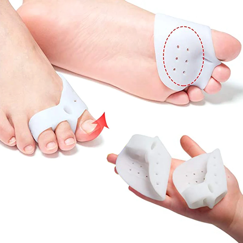 

1 Pair Gel Toe Spreader Foot Care Tools Bunion Correctors Big Toe Protectors Hallux Valgus Straighteners Pedicure Correctors