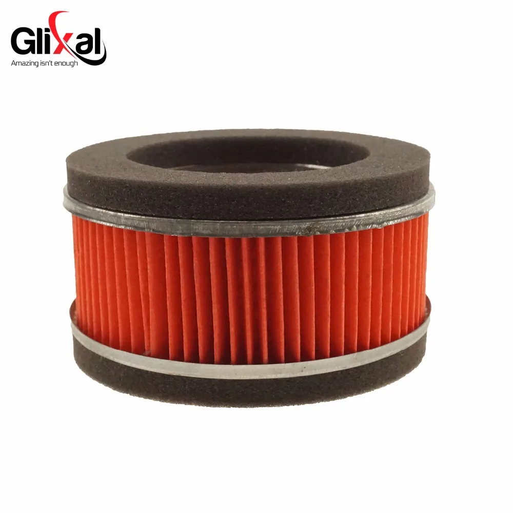 Glixal Universal Round Air Filter for Chinese GY6 125cc 150cc 152QMJ 157QMJ Scooter Moped ATV Go-Kart