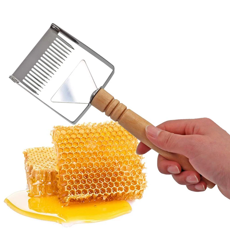 

Multifunctional Stainless Steel Uncapping Forks Double Needle Beekeeping Tools Suitable for Honey Honeycomb Scraper