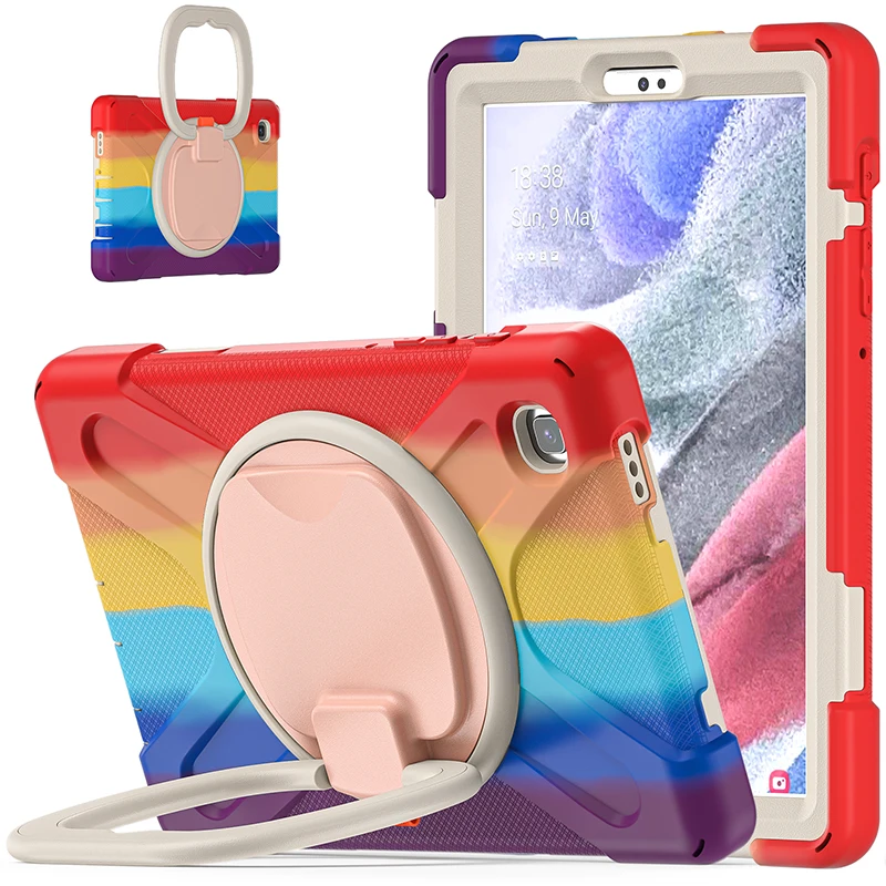 

8.7'' Shockproof for Samsung tab A 7 lite 8.7 2021 T220 T225 Kids Case 360 Rotation Handle for Samsung A7 lite T220 Child Cover