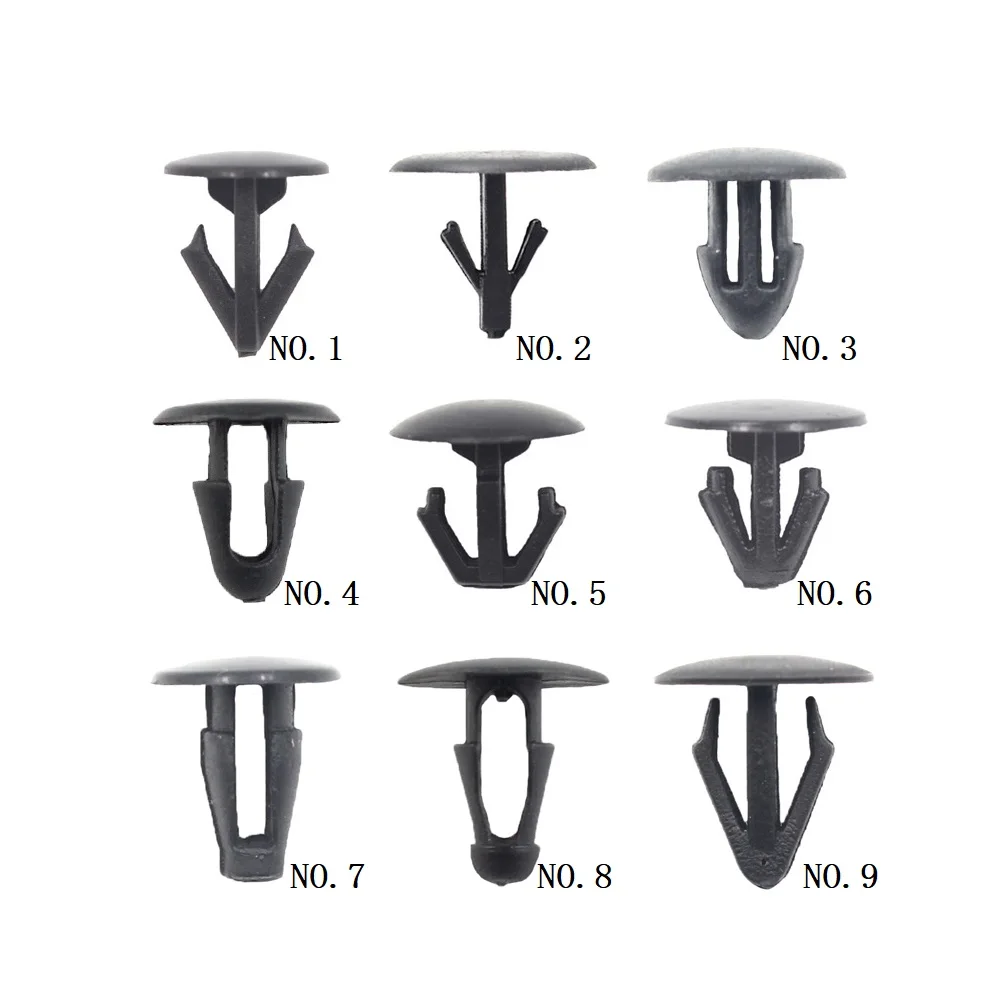 50 Pcs Auto Plastic Sealing Strip Nail for Toyota Honda Fixed Engine Trim Panel Sealing Fastener Clips Rivets