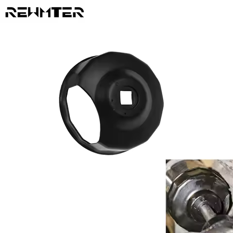 Motorcycle Black Steel Oil Filter Wrench End Cap Style 76mm For Harley Touring Sportster 883 Dyna Street Road Glide FXDB FLHT