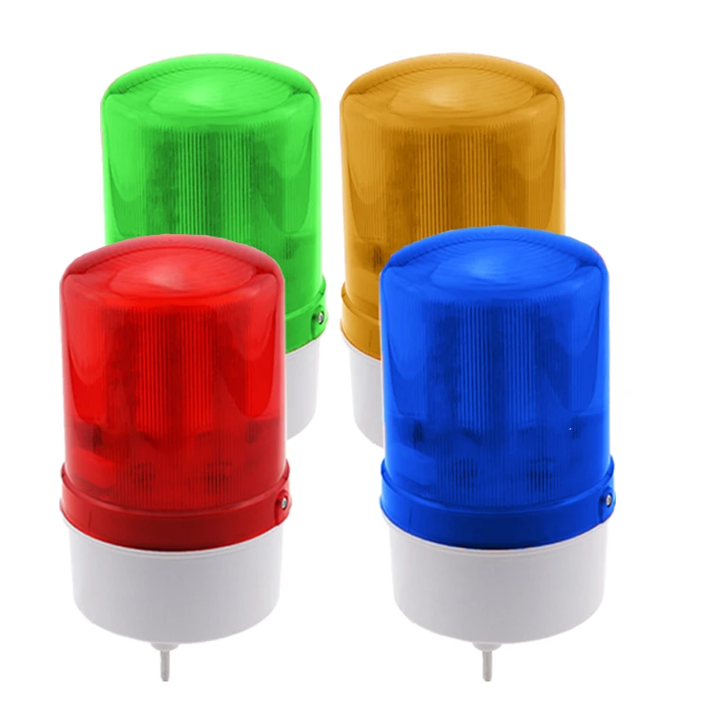 

LED-1101 Rotating rotary LED strobe Alarm Lamp light siren yellow blue red green LED warning light No voice 12V 24V 110V 220V