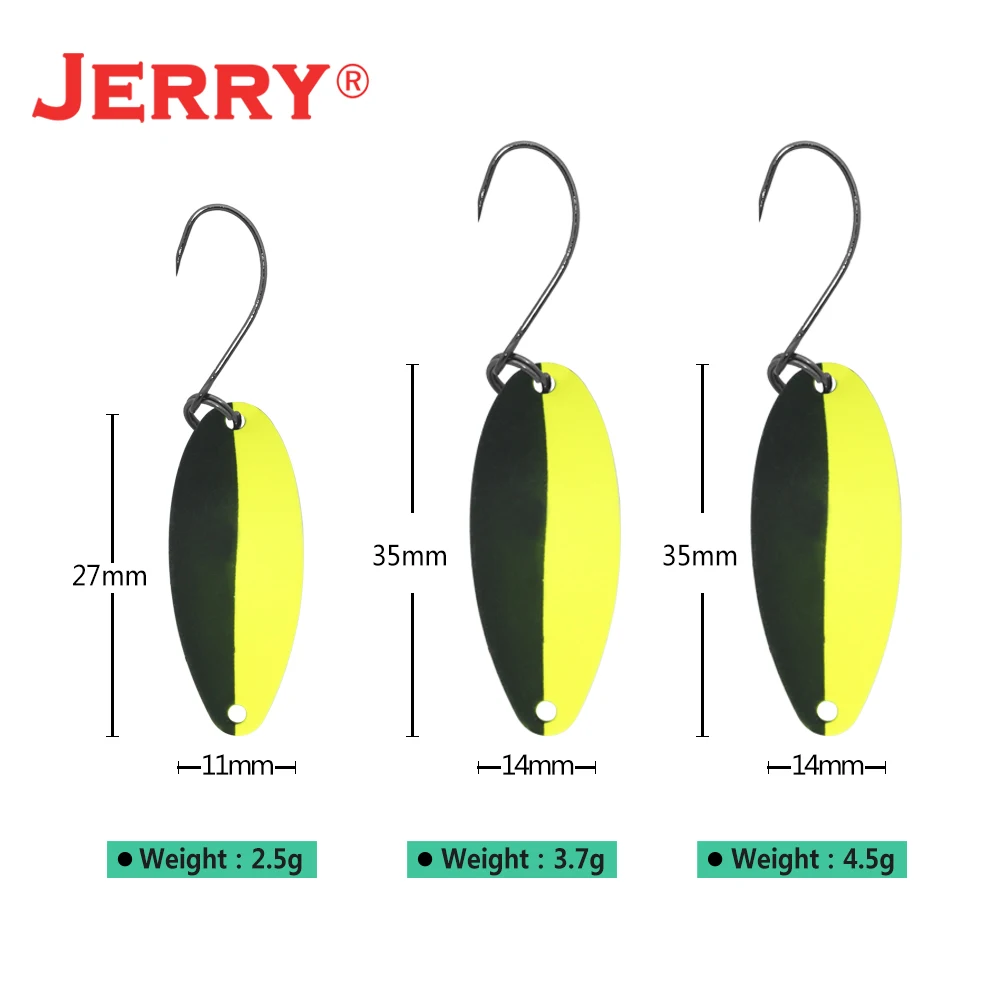 Cuchara Wobbler Jerry Serpent Micro de Latón – Trucha y Perca - imagen 5