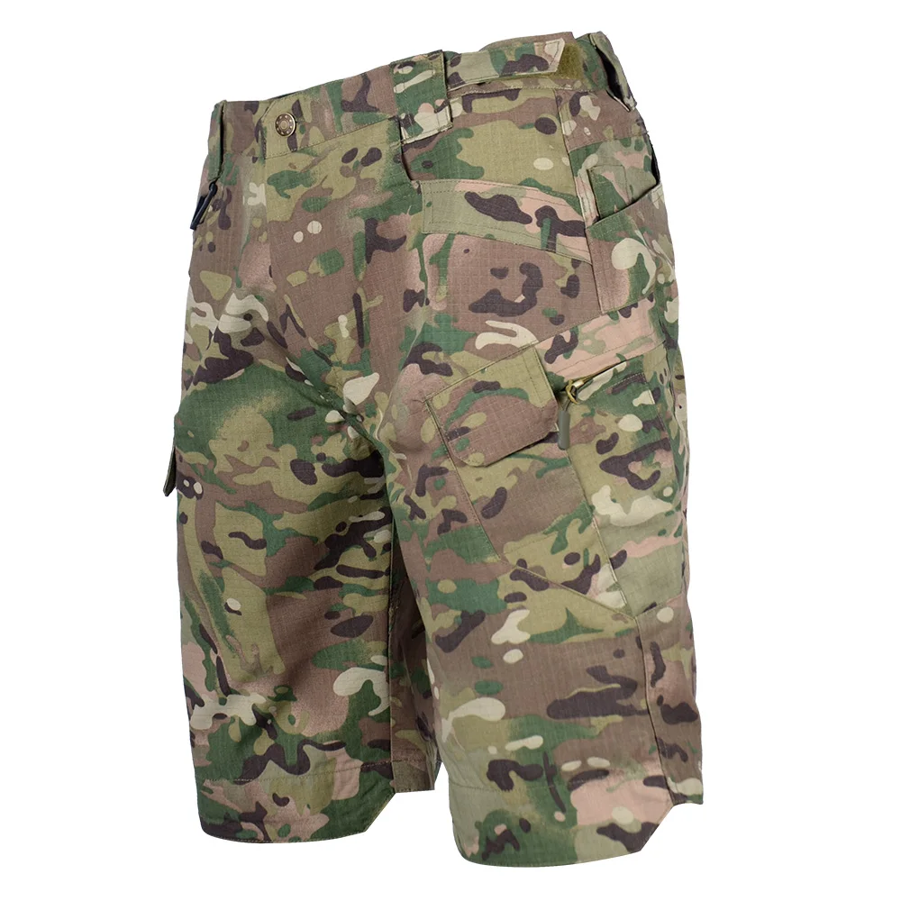 Calças masculinas multicam cargo calças curtas 10 bolsos carga calças para homem calça tatica masculina