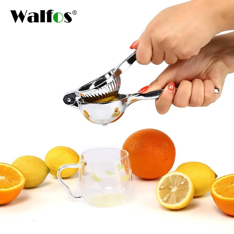 

Walfos Stainless Steel Kitchen Hand Tools Zinc Alloy Lemon Juicer Orange Queezer Juice Squeezer Kitchen Fresh Juice Tool