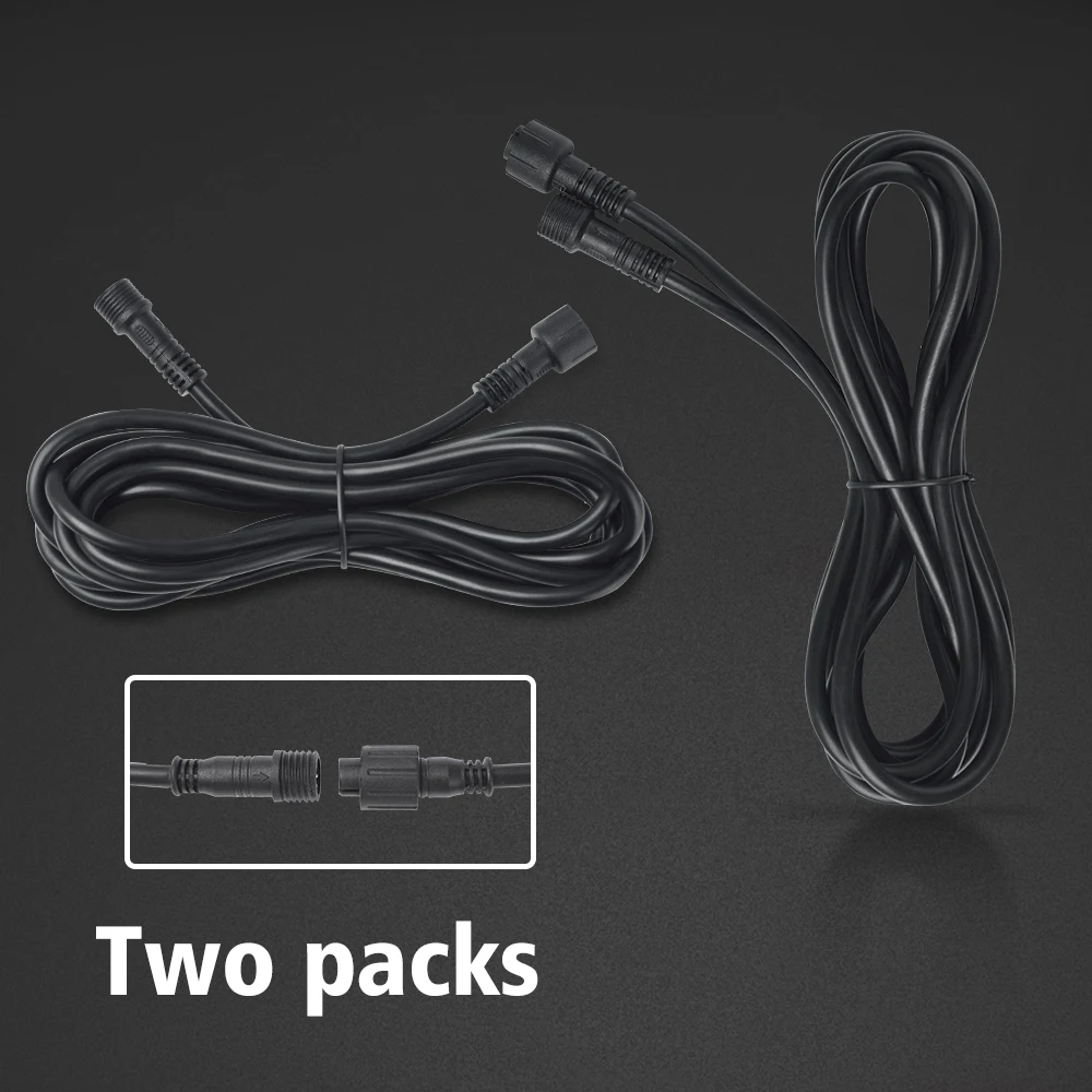 MICTUNING C1 C2 10 FT Extension Cord Cable Wire For 4 and 8 Pods RGB LED Rock Lights With Bluetooth Controller Wires Replacement