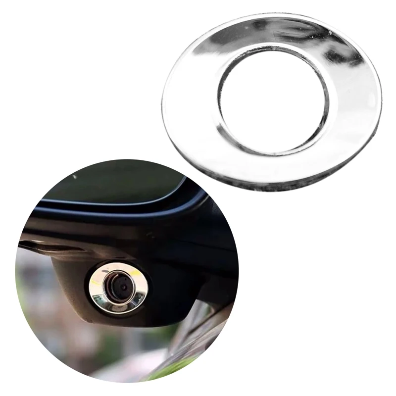 Car Camera Bright Circle For Volvo XC90 XC60 S80L S60 V60 S40 30716060 Reversing Mirror Camera Plated Ring