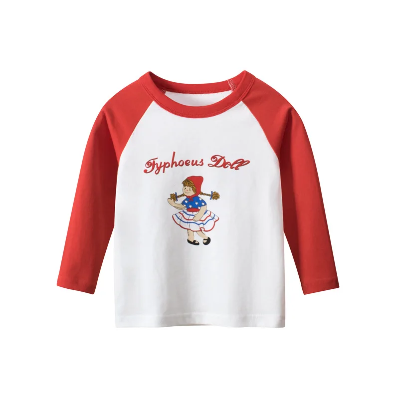 

2-7 years spring autumn girls t-shirt kids t shirt children clothing toddler girl clothes