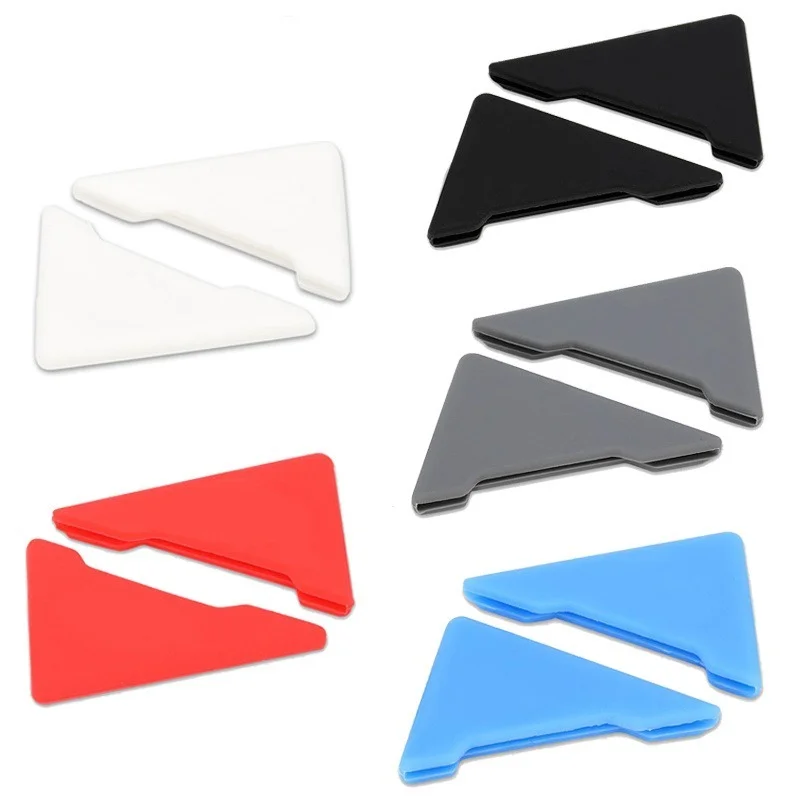 

2pcs Car Front Door Corner Anti-collision Protector for Auto 90 Degree Angle Door Bumper Silicone Anti-Scratch Cover