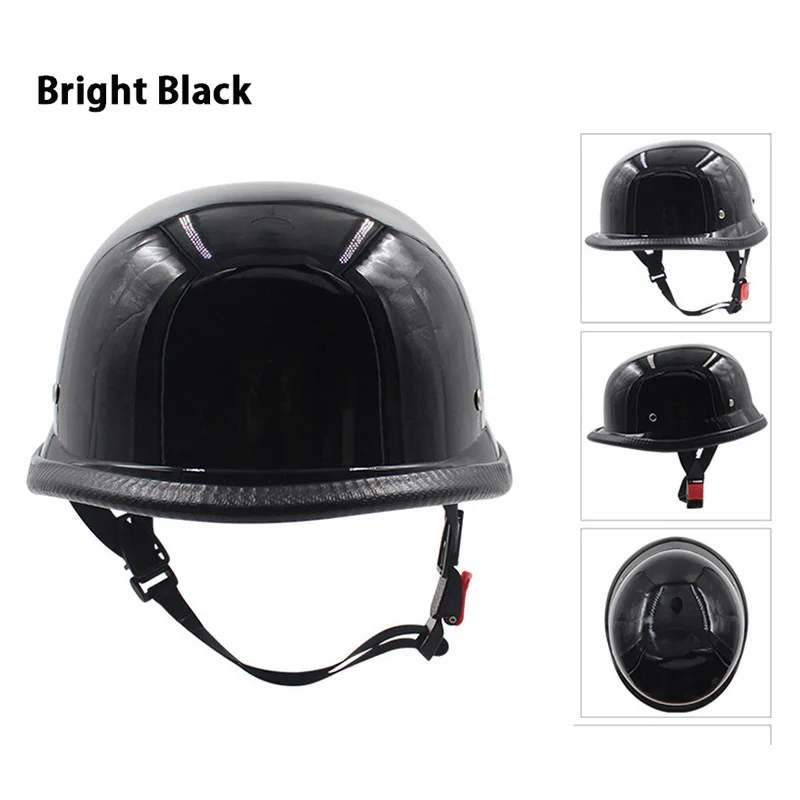 Motorcycle Helmet S-M-XL-XXL Riding Vintage Cruiser Touring Half Helmets Moto Bicycle Scooter Skating Baseball Cap with Goggles