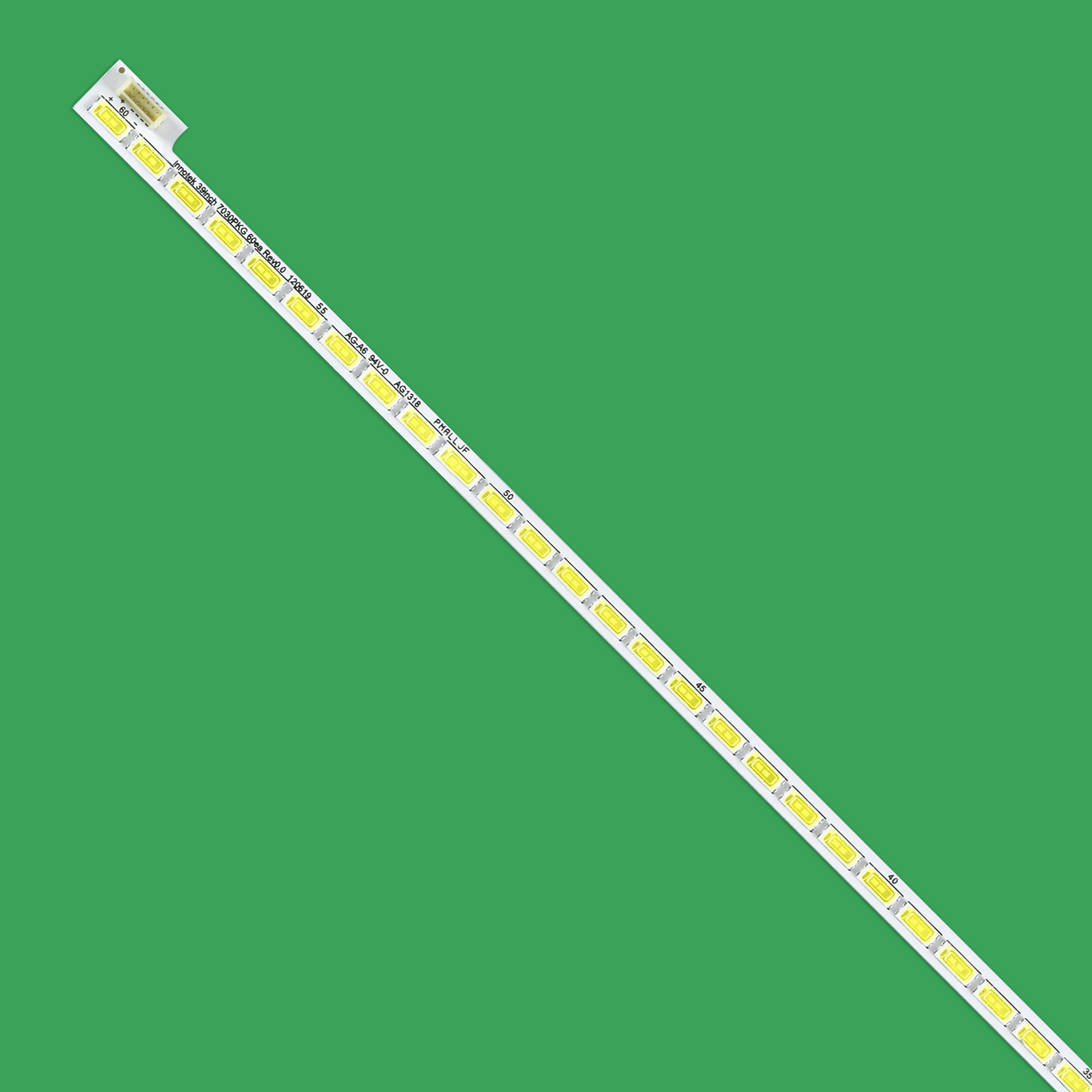 New 60LED 487mm LED backlight strip for LG innotek 39inch 7030PKG 60ea REV0.0 T390HVN01.0 73.39T03.003-0-JS1 73.39T23.001