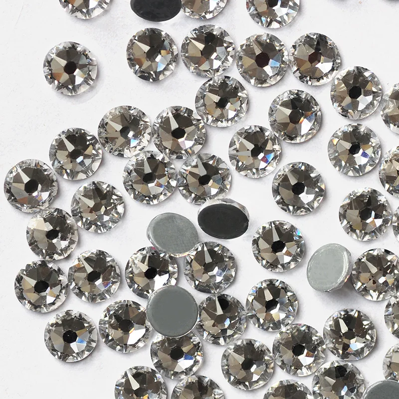 YANRUO 2088HF SS10-SS40 Funkelnde Kristalle Heißfixierbare Strasssteine Flache Kristallsteine für Handarbeiten Heißfix-Bügelsteine für Kleidung – Detail 3