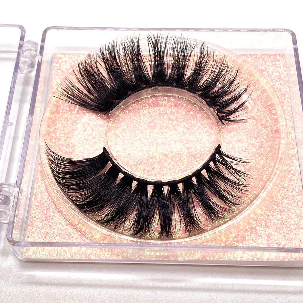 21mm 5D False Eyelashes Eye Make-Up Mink Hair Soft Hair Tips Natural Dyeing Wedding Trip Party Activities