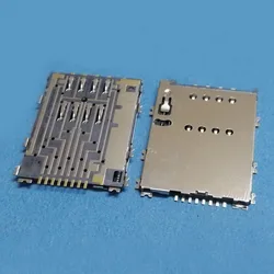1Pcs Reader Sim Card Socket For Samsung Galaxy Tab 2 Tab2 10.1 P5100 P5110 P6800 P6810 S5250 Slot Tray Holder Connector