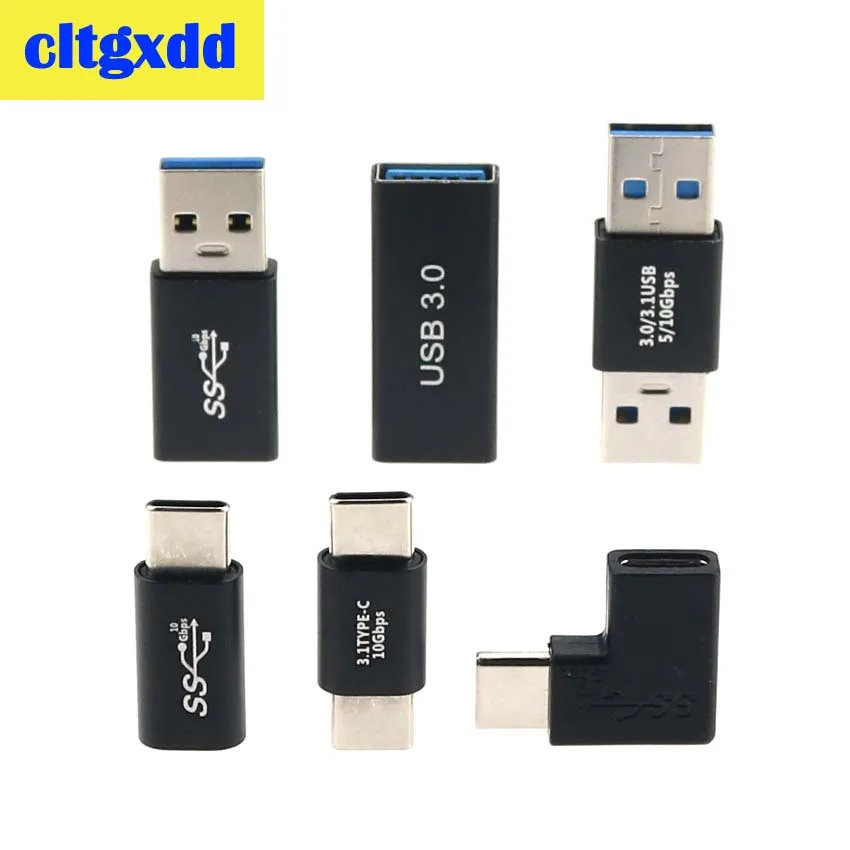 2pcs USB 3.1 3.0 Type C Male to Female USB-C USB3.0 Converter Adapter For Phone laptop computer For Samsung Huawei Xiaomi